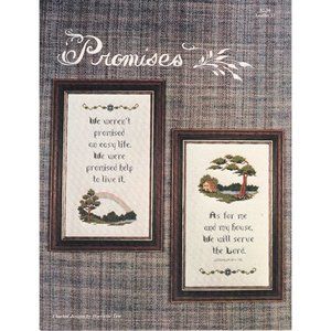 Vintage Cross Stitch Patterns, Promises by Harriette Tew, Hutspot House Leaflet